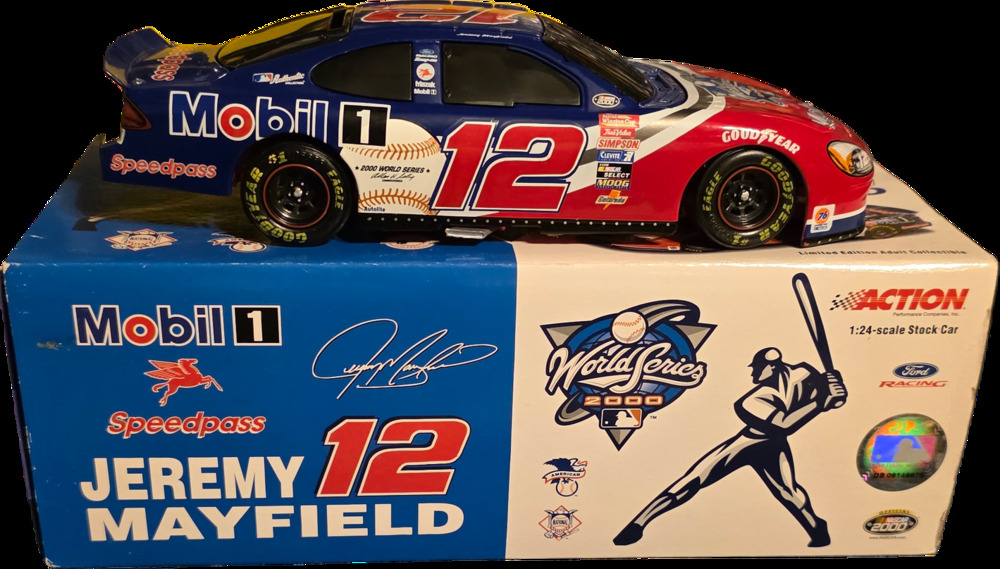 Jeremy Mayfield #12 Mobil 1 World Series 2000 Taurus Bank 1:24 Action 1/1,008